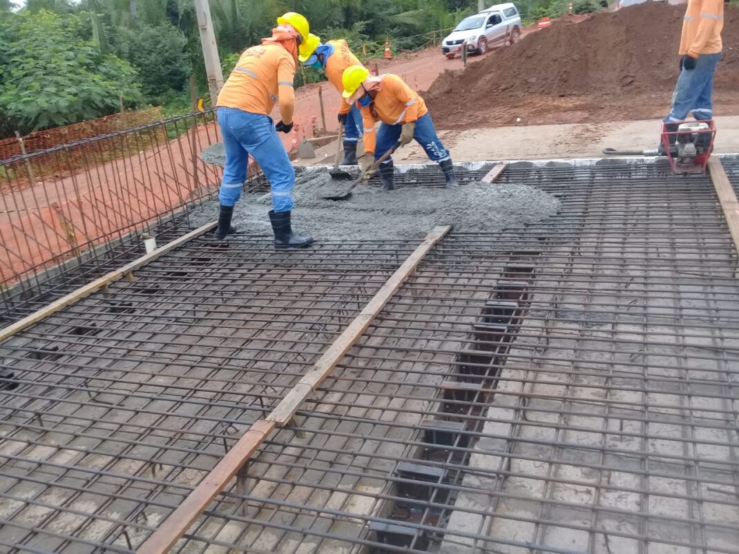 Obras de ponte em Nazária avançam em ritmo acelerado